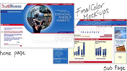 Final color mock-ups