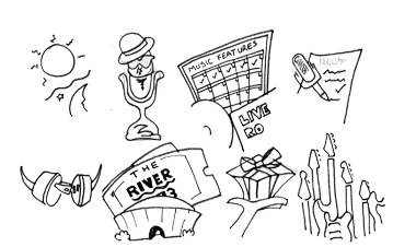 The River 97.3 WRVV Icons Black & White Concepts